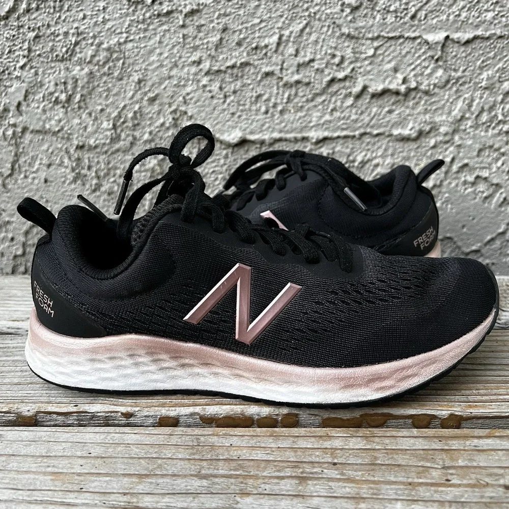 New Balance Shoes Women Size 8 Fresh Foam Arishi V3 Black/Pink Running/Walk